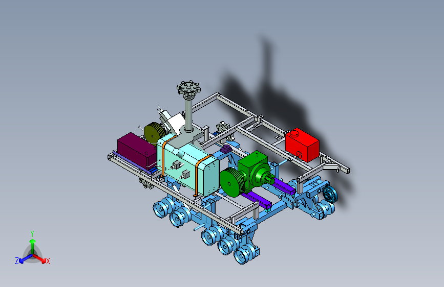 旋耕机内部布局设计
