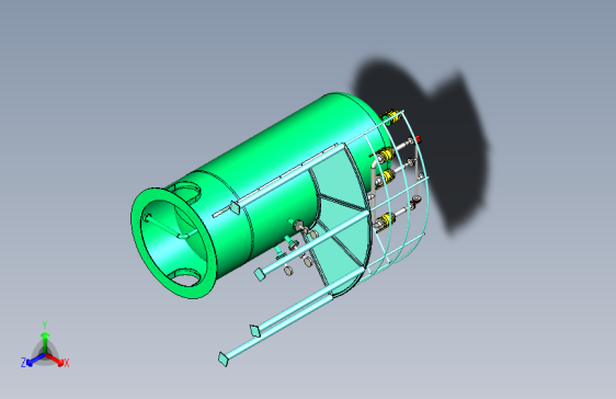 氧气接收器罐橇