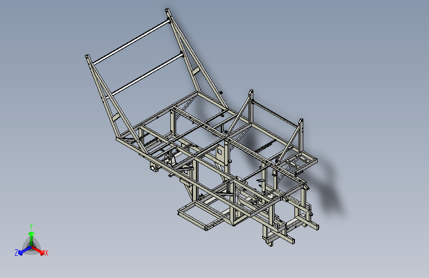 玉米收割机机架焊合