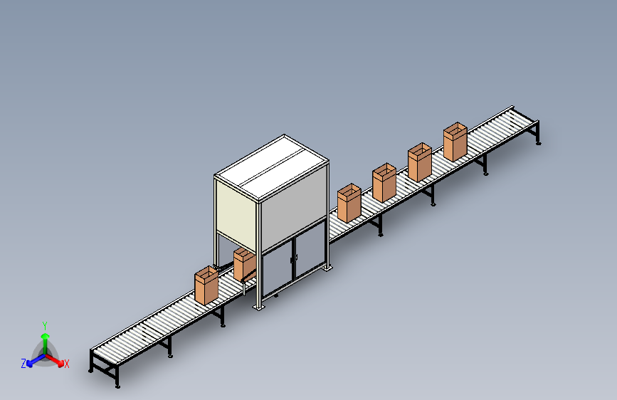 蜘蛛手在线纸箱装配自动线体