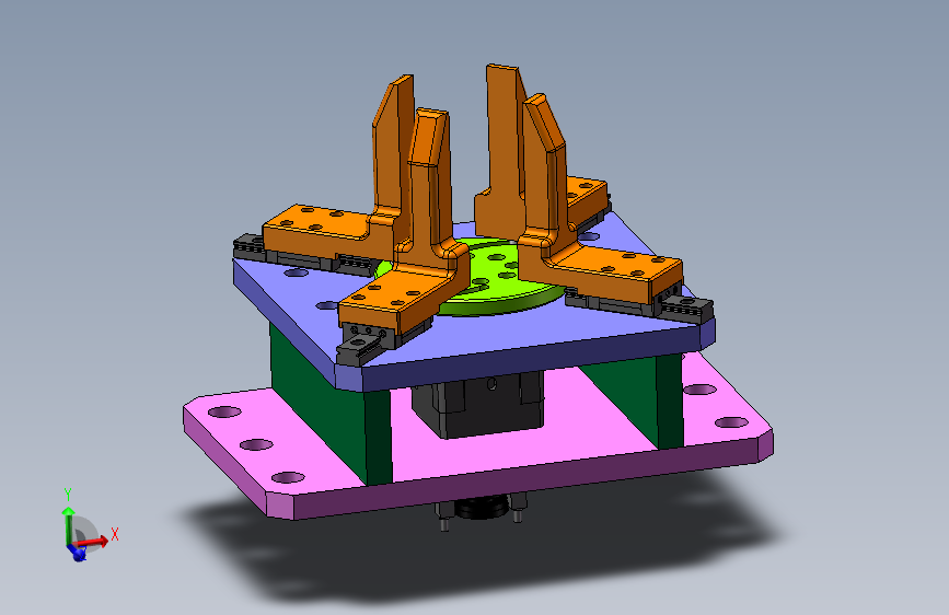 旋转内撑夹紧机构 1336654