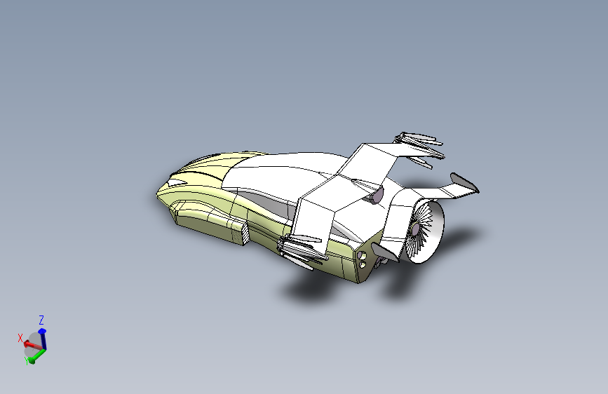 飞行汽车模型设计 71914==wb08