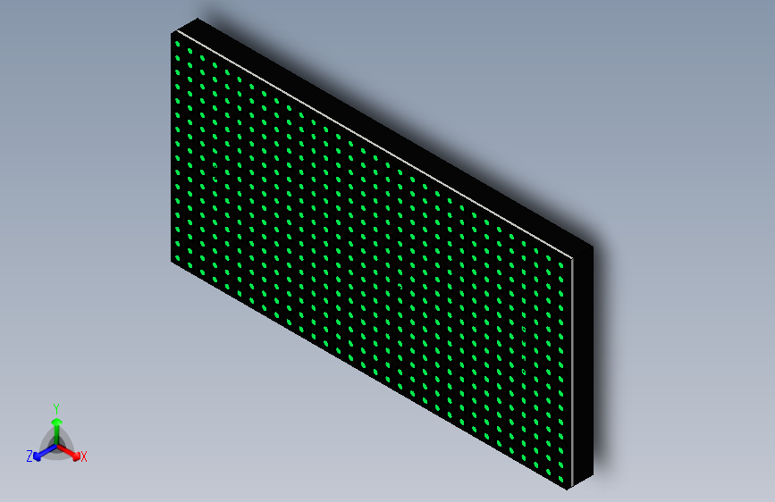 A0001626-32x16 RGB LED矩阵灯 - 6mm间距