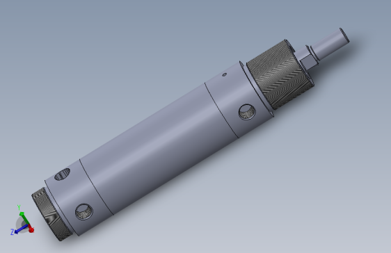 A0001621-圆形气缸（单作用 - 弹簧）40x16x58mm