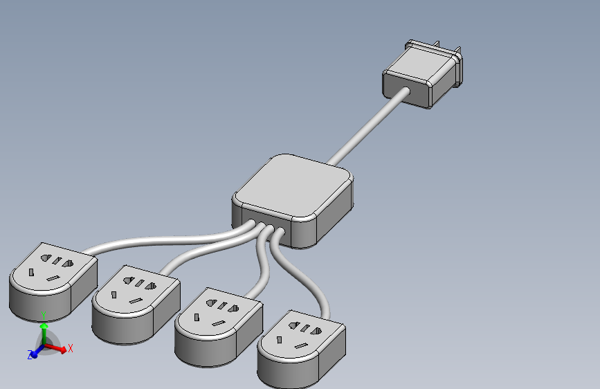 八爪鱼插座（一分四）
