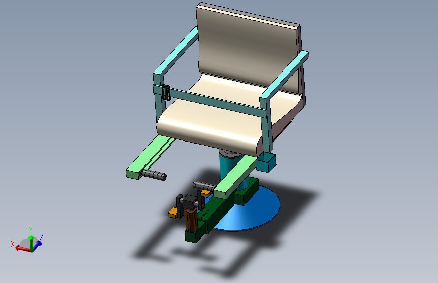 肢体护理锻炼装置三维SW