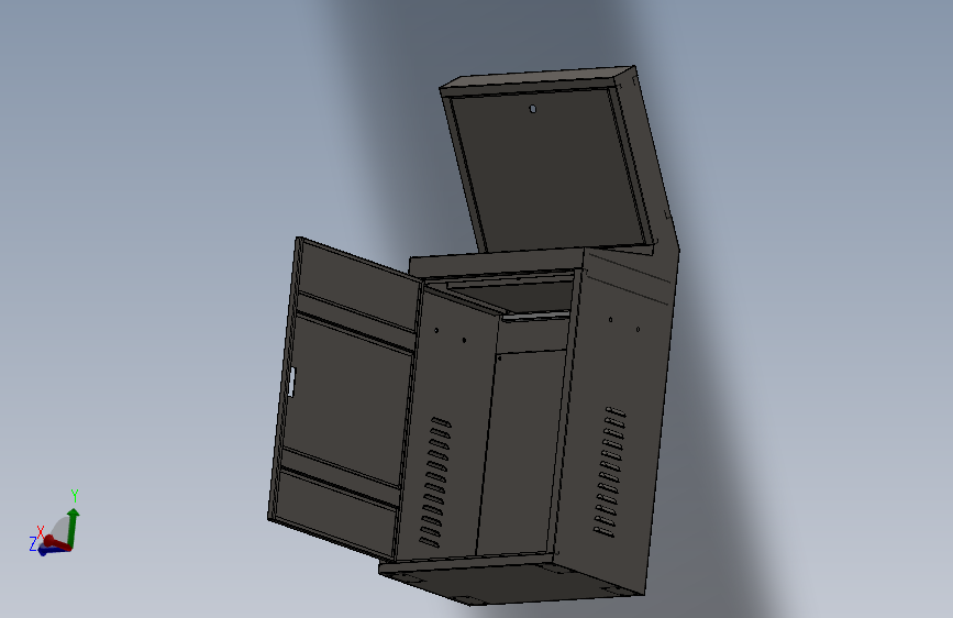 斜面操作柜1398X600X400 1820195==wb30