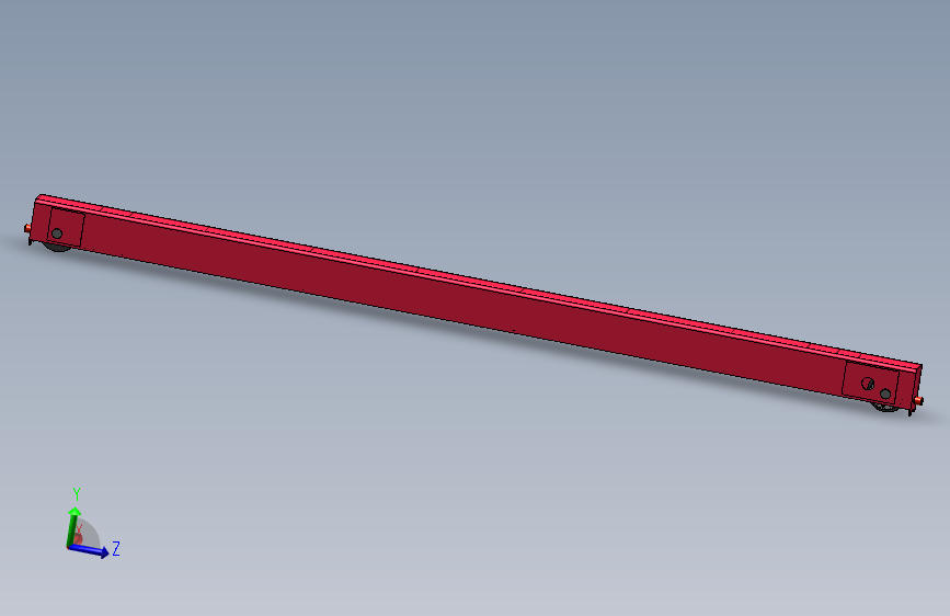 传统电动单梁龙门地梁