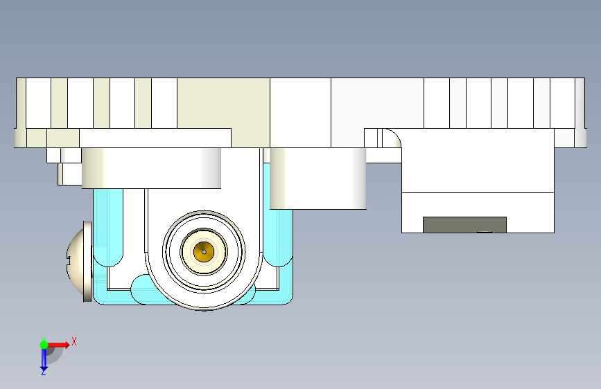 B2002673-来自Aliexpress的XCR3D的Titan Aero散热器 俯视图