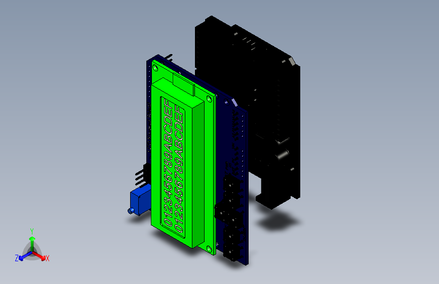 B2002705-LCD 键盘扩展板