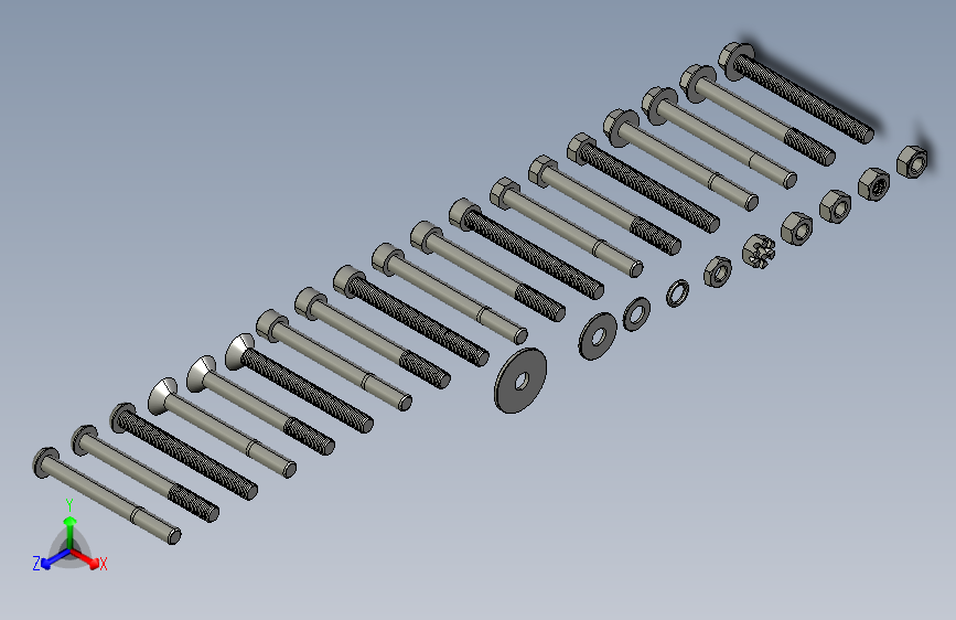 B2002742-多套M10 X 100 LNG 法兰-六角形-碳钢-双头螺栓 螺母和垫圈