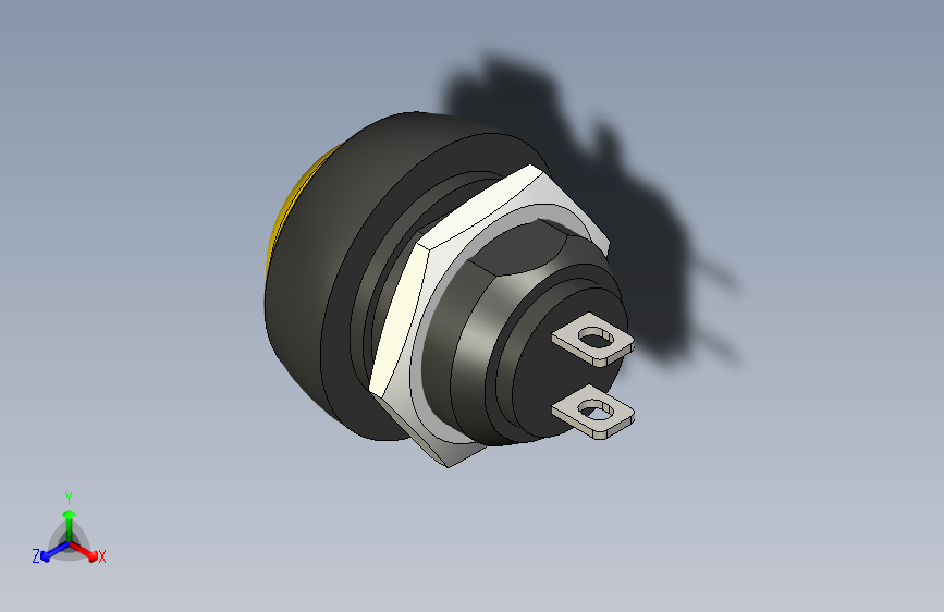 B2002772-按钮开关 PBS-33B - 黄色