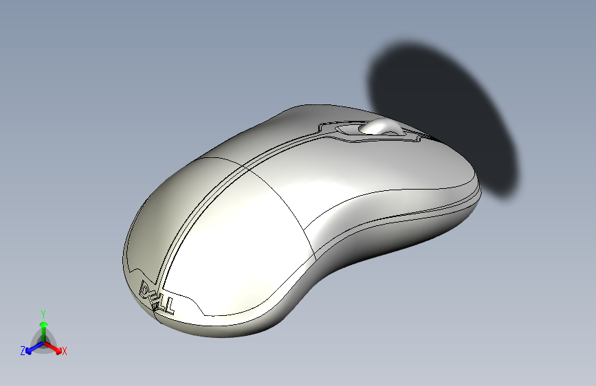 B2002794-戴尔5键鼠标（内部结构完整）