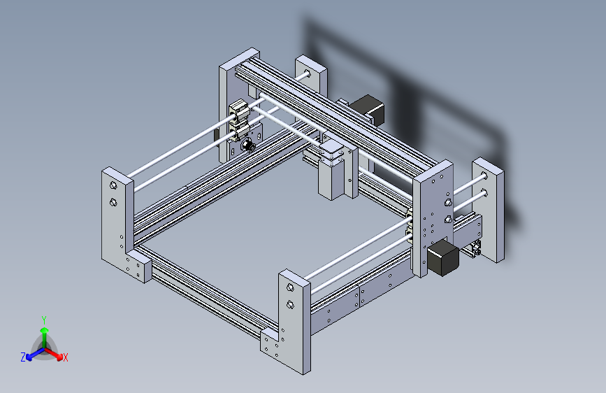 B2002818-激光雕刻机 - 用同步带作为齿轮齿条