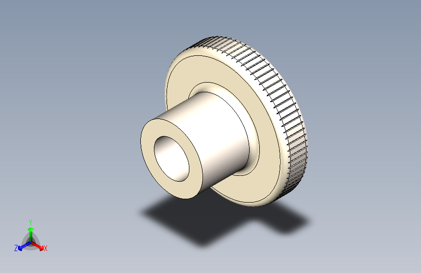 B2002848-旋钮 (滚花) 螺母 DIN466-M8