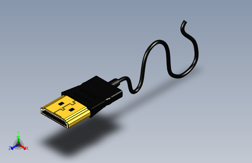 B2002907-金HDMİ线