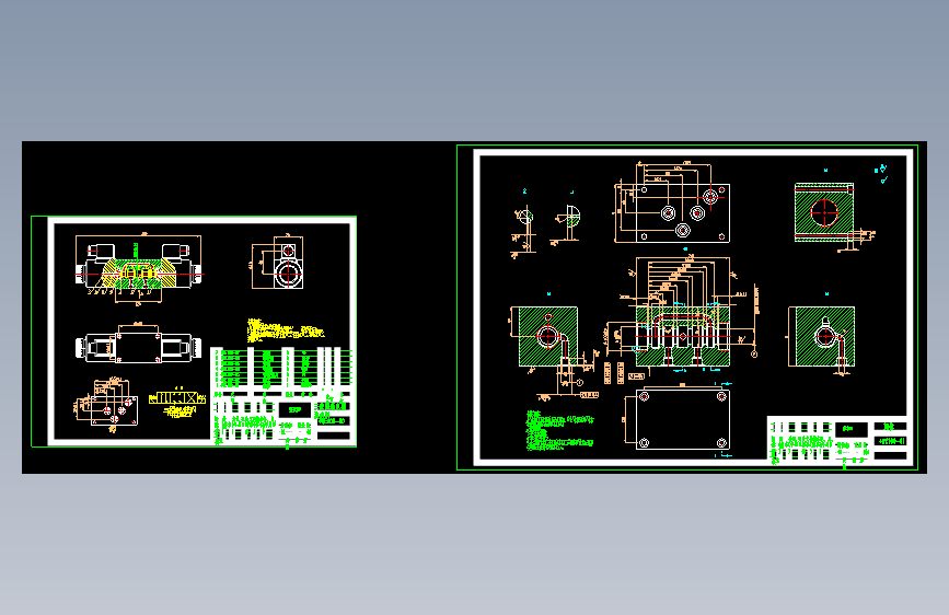 电磁换向阀设计（十通径O型3凸肩）CAD+说明书