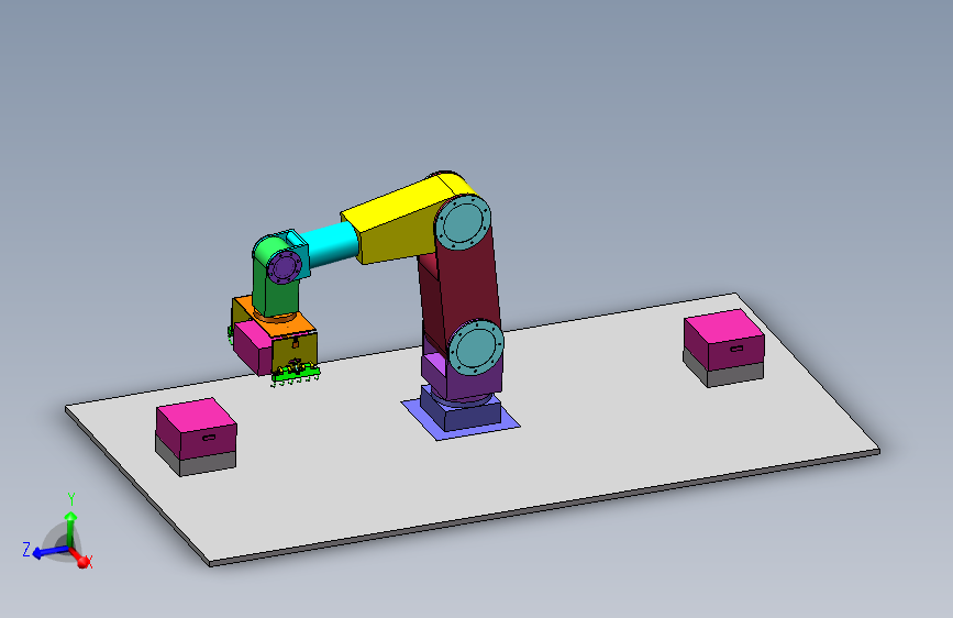 1409456-搬运动画 机械臂机械手动画