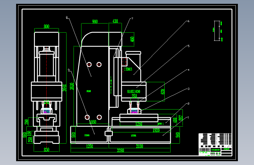 曲槽模加工工艺及专用机床设计(CAD+说明书）