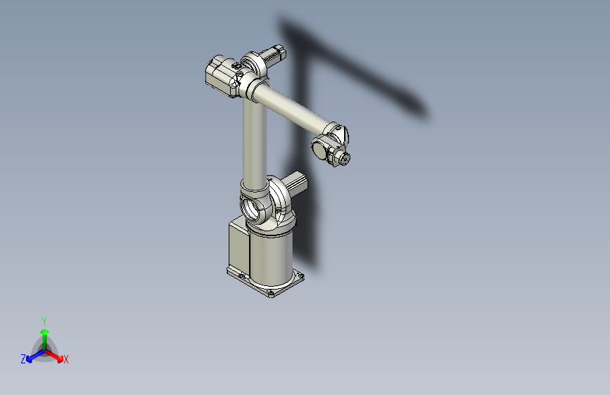 华数机器人BR609S三维模型