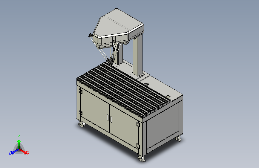 华数机器人HSR-DT401B三维模型