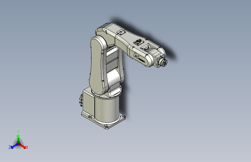 华数机器人HSR-JR605三维模型