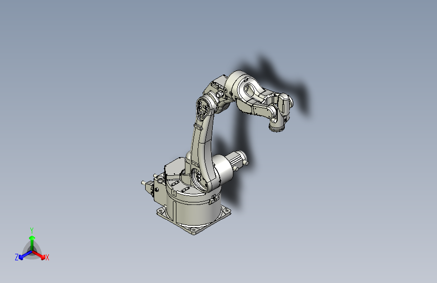 华数机器人JH605三维模型