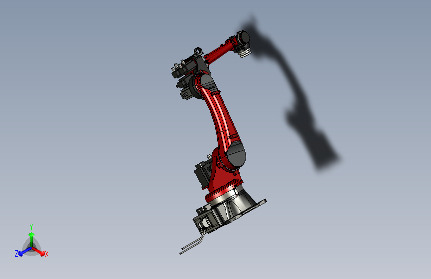 华数机器人JR680三维模型