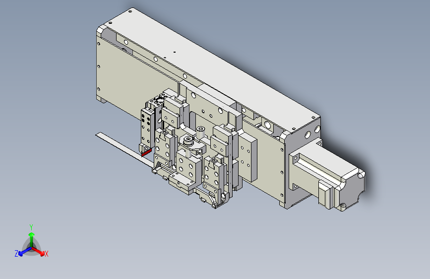 自动贴胶切断模组
