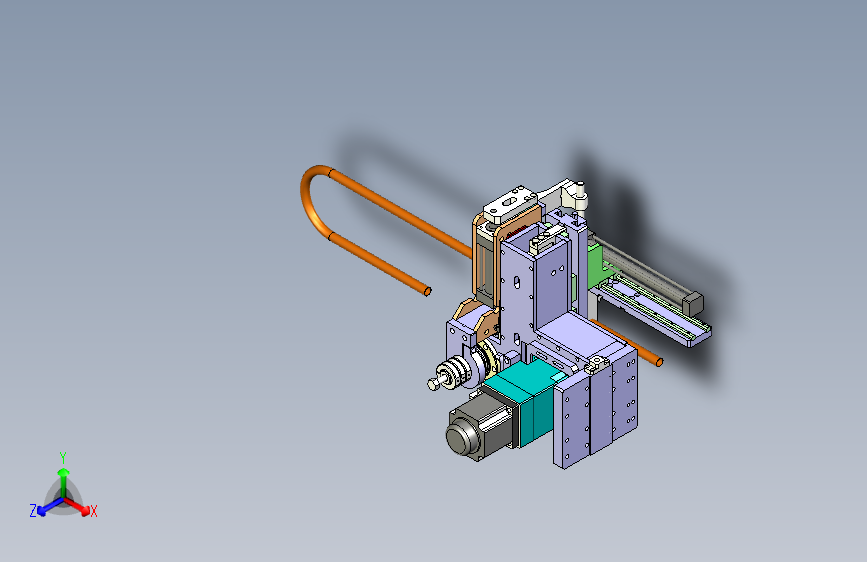 自动弯管机机构