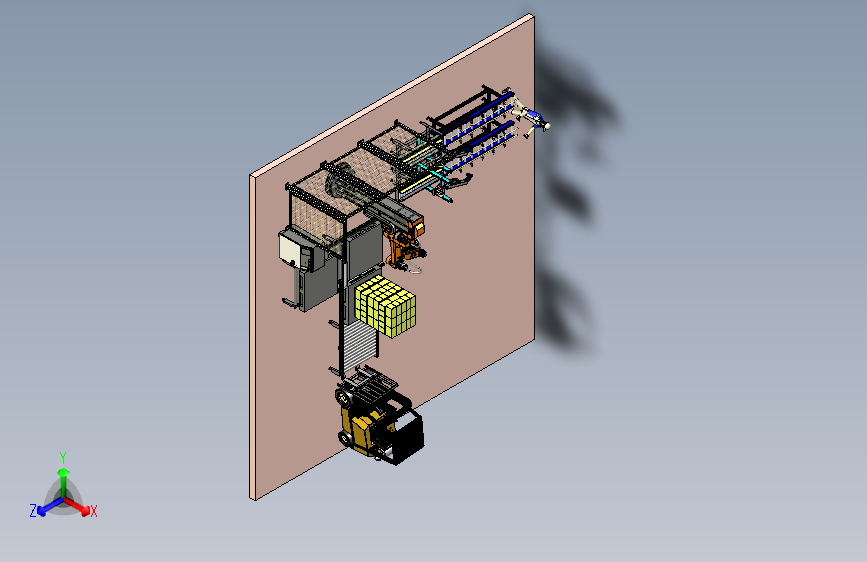 自动纸箱包装码垛设备