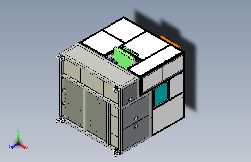 自动装卸机3D数模图纸