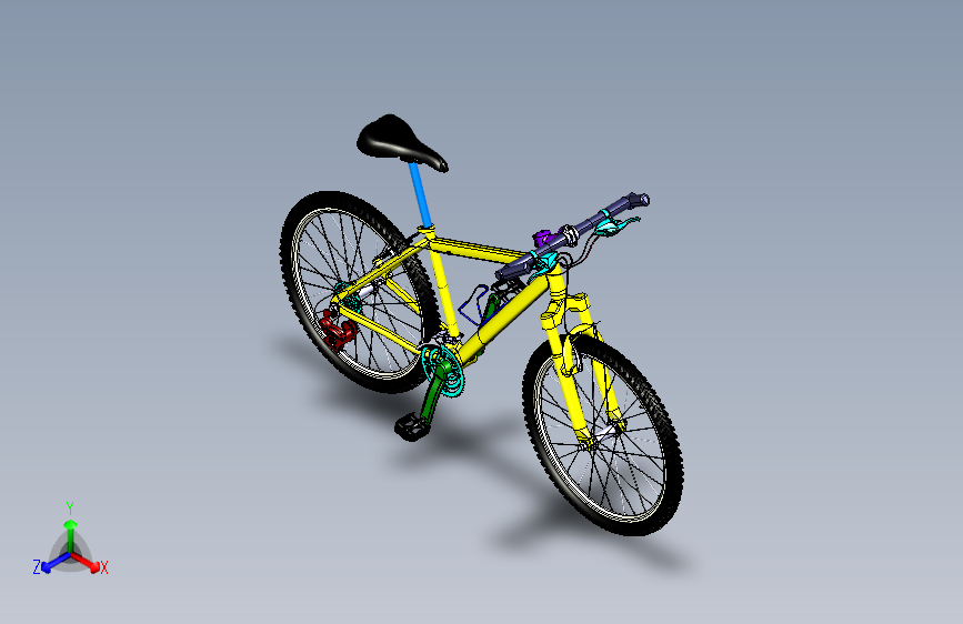 自行车3D模型