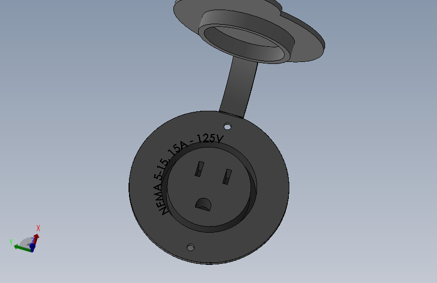 A0001657-户外插座带盖容器