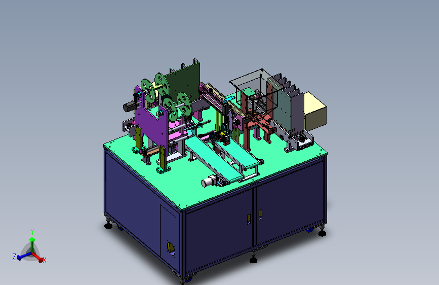 颗粒分料机组装自动机