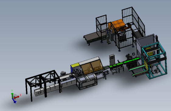 包装线（装盒、折纸、贴标
