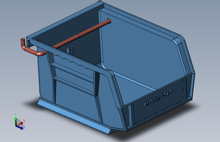 可悬挂的垃圾箱