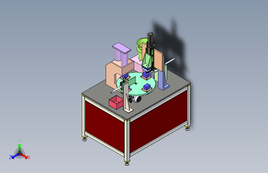 柴油机油阀钢球组装铆压设计