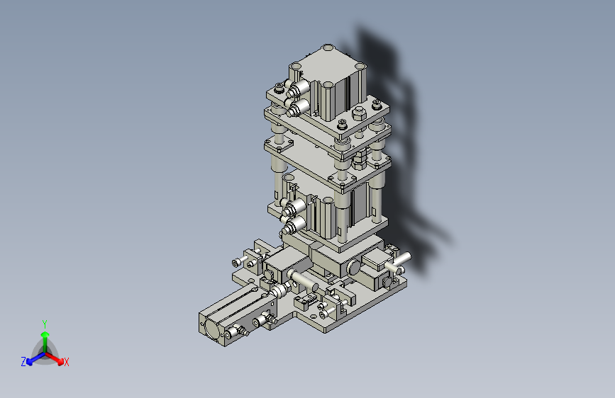冲切回转定位平台