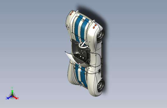 概念性跑车三维模型