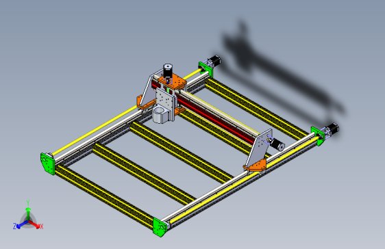 加工中心cnc范围1500x1000模型