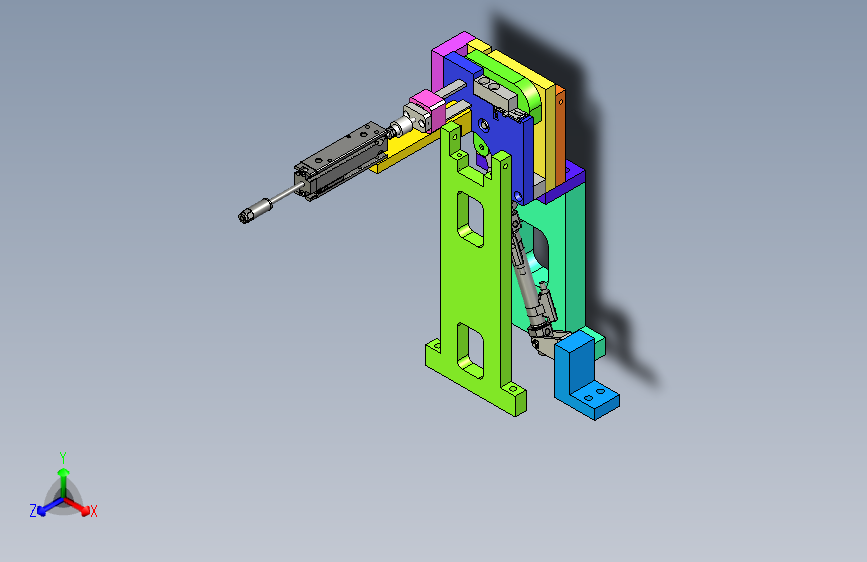 连杆式折弯机构