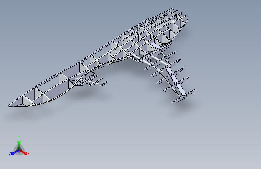 前掠翼飛機結構設計
