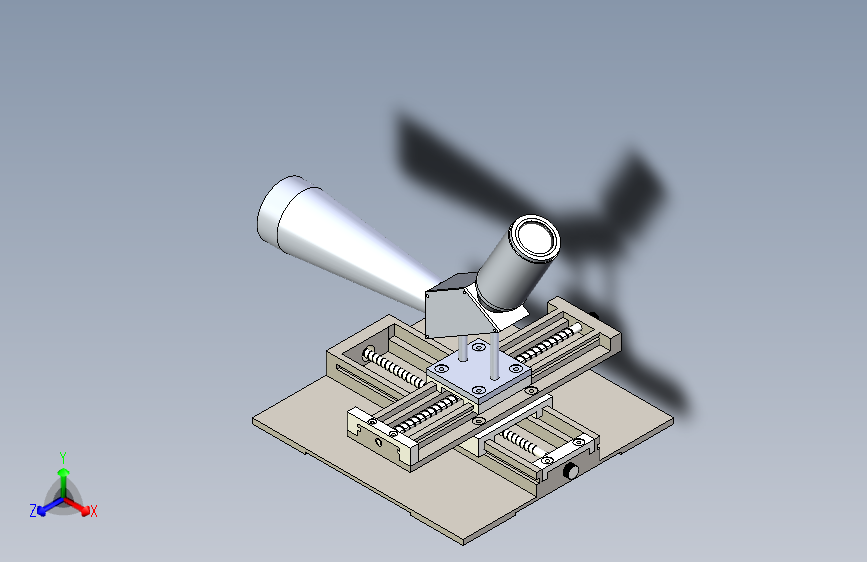 十倍炮队镜三维模型