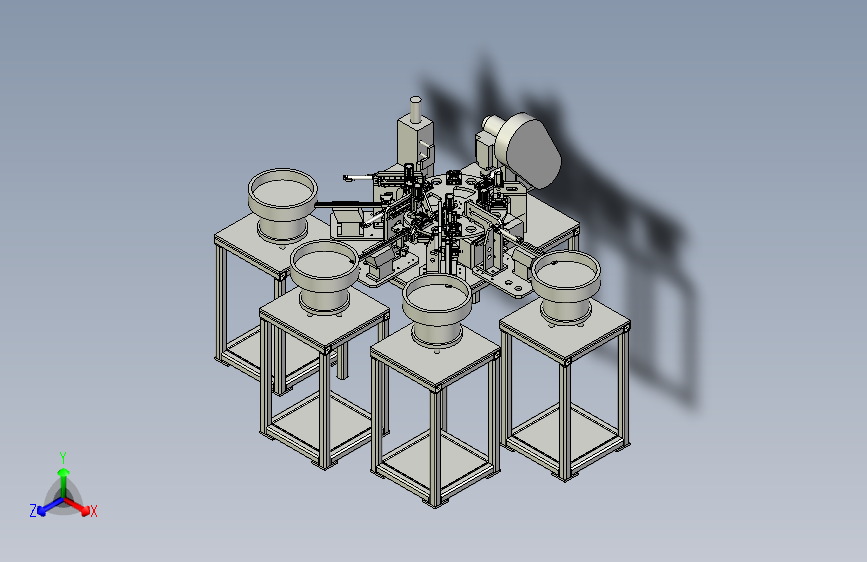 塑胶件自动铆压组装机