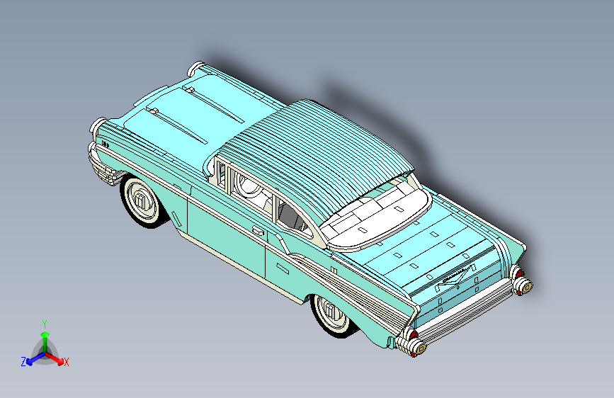 雪佛兰贝尔-空气- 1957向量