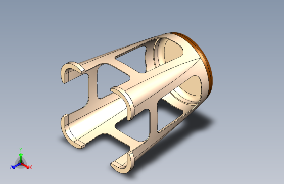 圆性塑料椅子三维模型