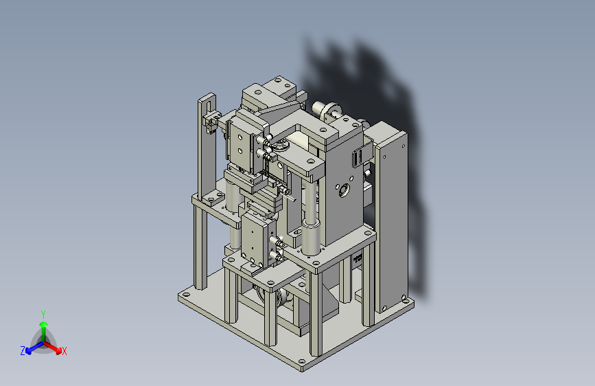 自动剪切折弯机构