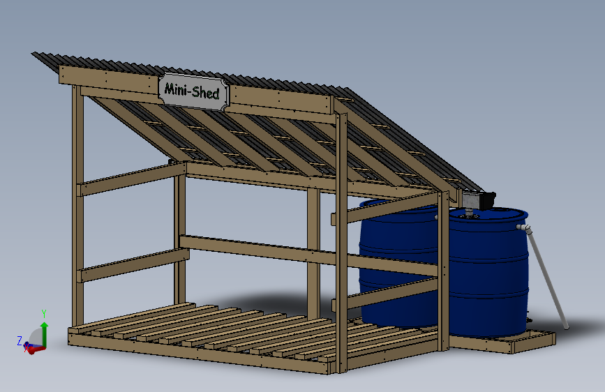 “迷你棚-集水器