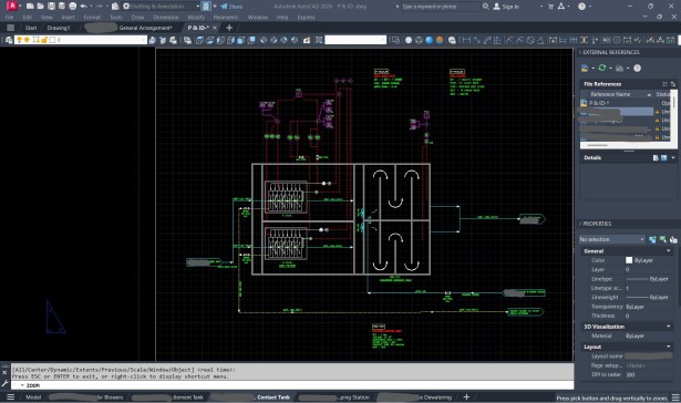 污水处理厂布置图